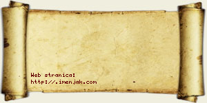 Marija Jakupi vizit kartica